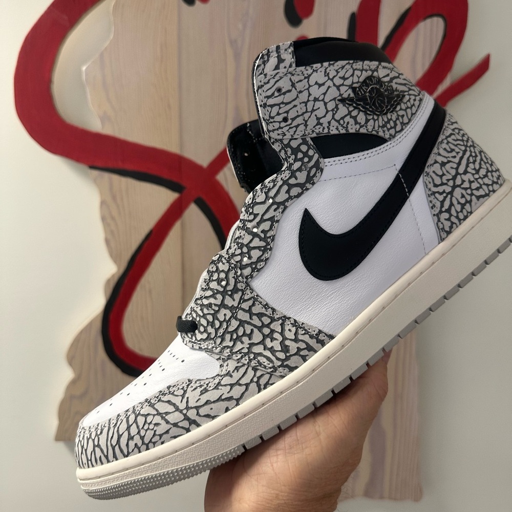 Brand new Nike highs size 17 cement never worn and includes OG box.